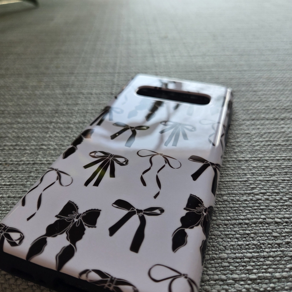 Pink Bow Pattern Protective Phone Case - Picture 3 of 3